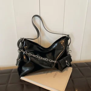 Ladies Trendy Shoulder Bag with Purse Underarm Bag Large Capacity Designer Handbag for Women