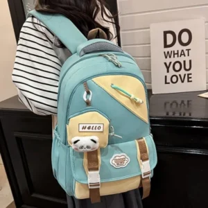 Trend Fashion Backpack For Women Korean Style Teenager Girl's School Backpack Large Capacity Student Bookbag Travel Bag Women