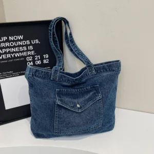 Fashion Luxury Women's Shoulder Bag High Quality Denim Fabric Women's Tote Bag Large Capacity Multi Functional Women‘s Handbags