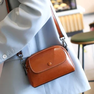 mini small genuine leather vintage bag Crossbody Bag luxury mobile phone shoulder bag women mobile bag for women